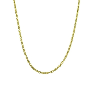 Jewels By Lux 14K White Gold 1.6mm Knurled Figaro Chain with Lobster Clasp Jewels By Lux 14K White Gold 1.6mm Knurled Figaro Chain with Lobster Clasp